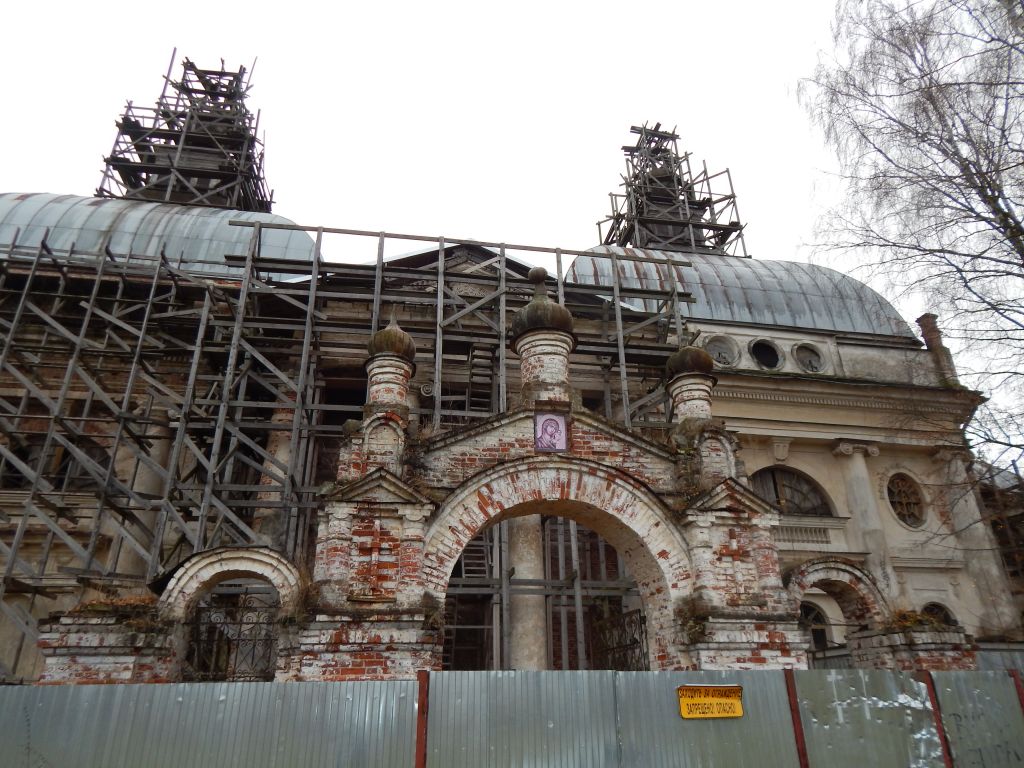 Церковь Казанской иконы Божией Матери при усадьбе Чернышёвых, Ярополец (Волоколамский городской округ, Московская область). дополнительная информация, Реставрацтонные работы не проводятся