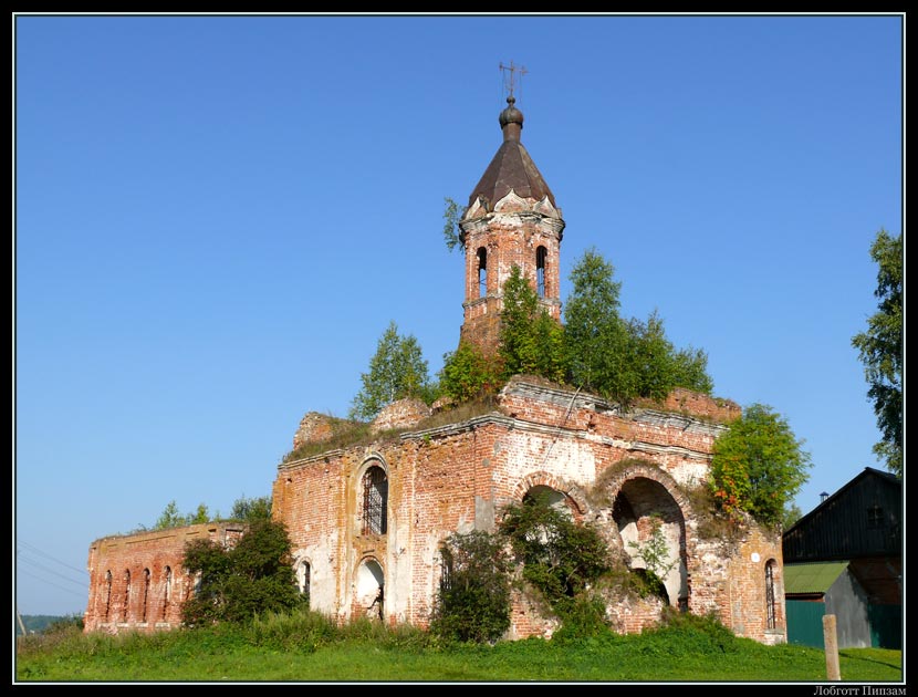 Черленково. Церковь Николая Чудотворца. фасады