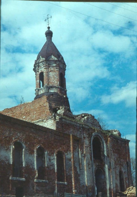 Черленково. Церковь Николая Чудотворца. фасады, фото 1988
