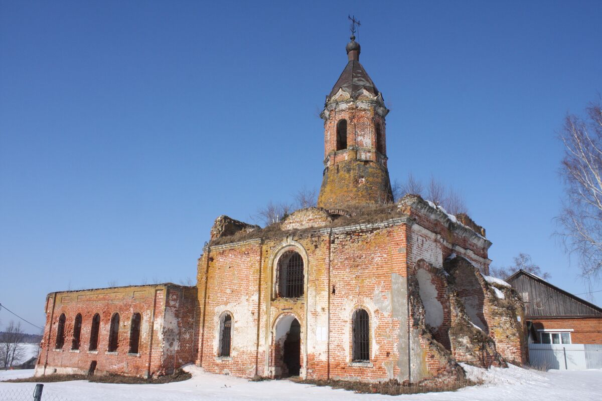 Церковь Николая Чудотворца, Черленково (Шаховской городской округ, Московская область). фасады
