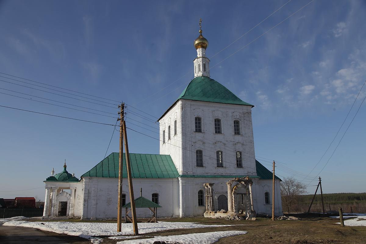 фасады. Церковь Николая Чудотворца, Погост (Касимовский район и г. Касимов, Рязанская область)