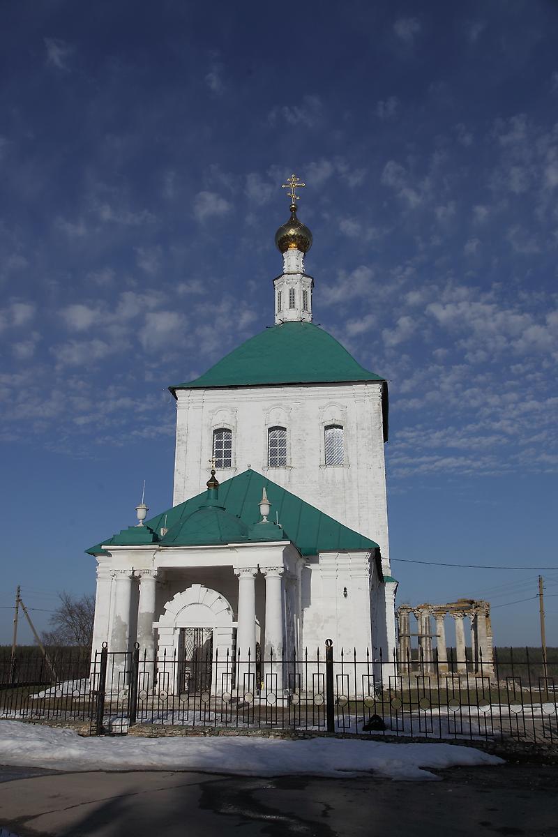 фасады. Церковь Николая Чудотворца, Погост (Касимовский район и г. Касимов, Рязанская область)