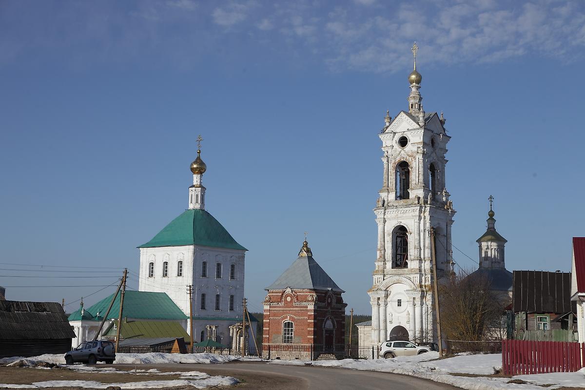 фасады. Храмовый комплекс Гусевского погоста, Погост (Касимовский район и г. Касимов, Рязанская область)