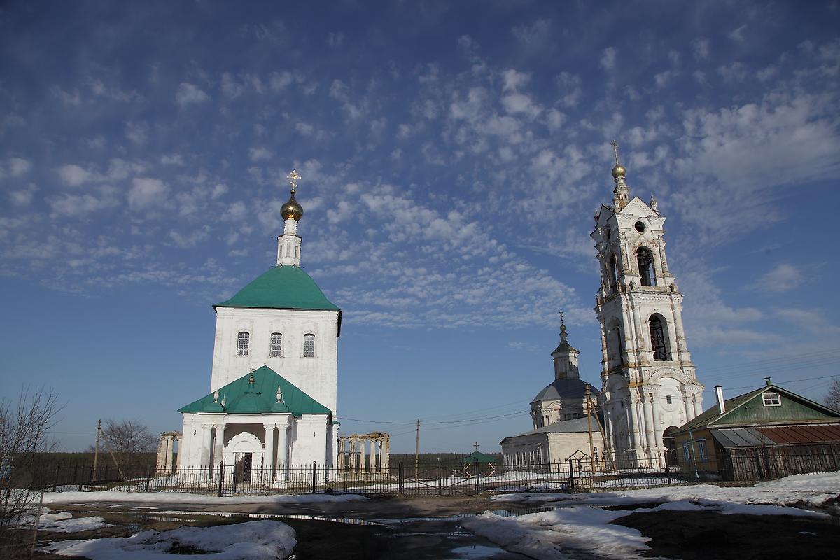 фасады. Храмовый комплекс Гусевского погоста, Погост (Касимовский район и г. Касимов, Рязанская область)