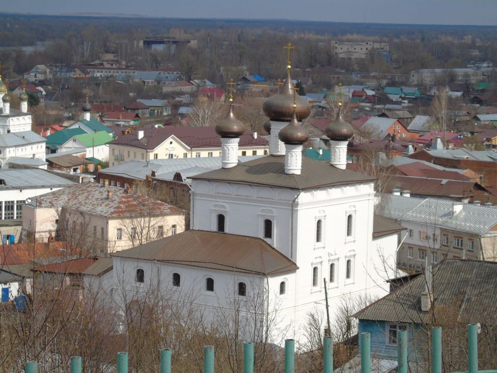 Церковь Воскресения Христова, Гороховец (Гороховецкий район, Владимирская область). общий вид в ландшафте