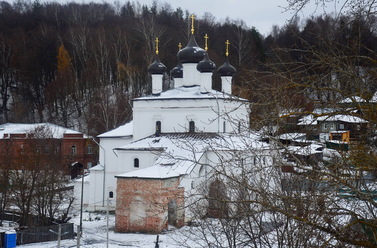 Церковь Воскресения Христова, Гороховец (Гороховецкий район, Владимирская область). общий вид в ландшафте