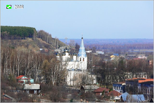 Вязники. Благовещенский женский монастырь. общий вид в ландшафте, Общий вид с востока