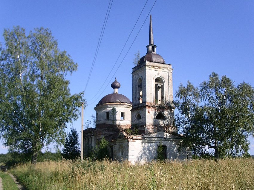 Погост (Ежесельга). Церковь Троицы Живоначальной. фасады, вид с северо-запада