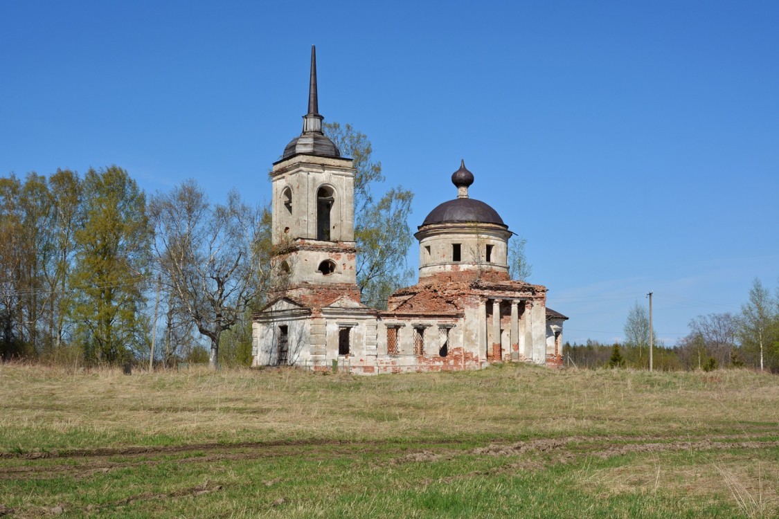 Погост (Ежесельга). Церковь Троицы Живоначальной. фасады, Вид с юго-запада