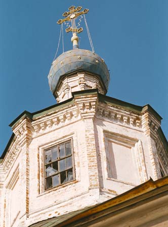 Церковь Сретения Владимирской иконы Божией Матери, Вологда (Вологда, город, Вологодская область). архитектурные детали, верх