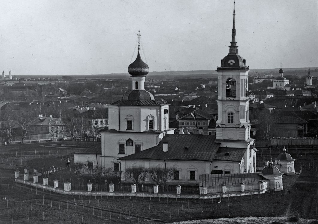 Вологда. Церковь Усекновения главы Иоанна Предтечи в Рощенье. архивная фотография, фотоснимок с дореволюционной карточки