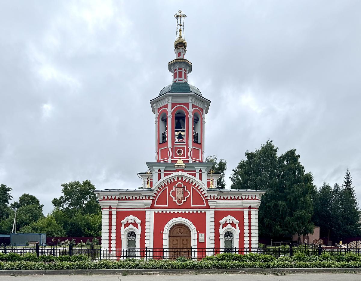 Вид с юго-запада, фасады. Церковь Петра и Павла в Новинках, Вологда (Вологда, город, Вологодская область)