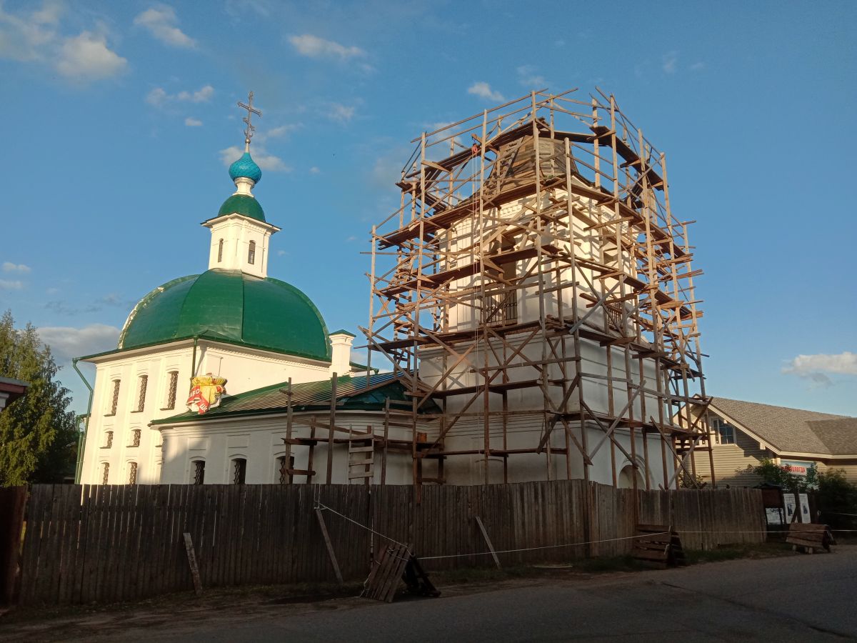 Вологда. Церковь Рождества Пресвятой Богородицы на Нижнем долу. документальные фотографии