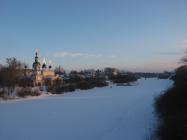 Вологда. Церковь Димитрия Прилуцкого. общий вид в ландшафте, 		      