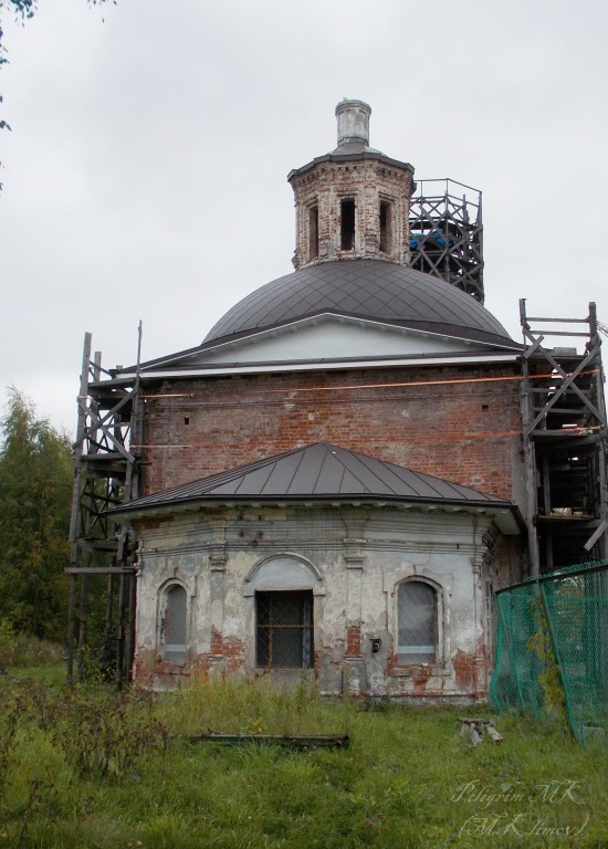 Вологда. Церковь Антипы Пергамского. документальные фотографии, вид с восточной стороны