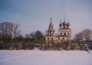 Церковь Иоанна Златоуста (Мироносицкая), Вид с противоположного берега р. Вологда<br>, Вологда, Вологда, город, Вологодская область