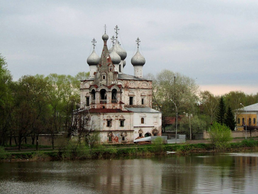 Вологда. Церковь Иоанна Златоуста (Мироносицкая). общий вид в ландшафте, вид с Известной горы