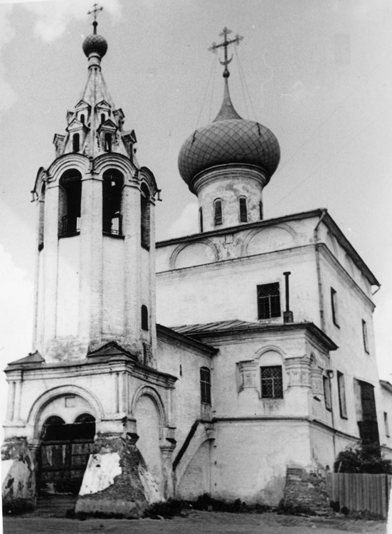 Вологда. Церковь Спаса Преображения во Фрязинове. архивная фотография