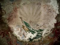 Церковь Николая Чудотворца на Валухе, фреска на своде алтаря Николаевской церкви<br>, Вологда, Вологда, город, Вологодская область