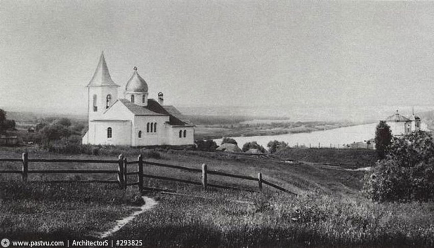 Церковь Троицы Живоначальной, Бёхово (Заокский район, Тульская область). архивная фотография, 1906—1907,Источник:Музей-заповедник Поленово. Автор:В.Д.Поленов. фото с https://pastvu.com/p/293825