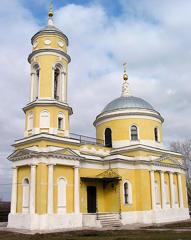 Коломна. Церковь Воздвижения Креста Господня. фасады, Вид с юго-запада