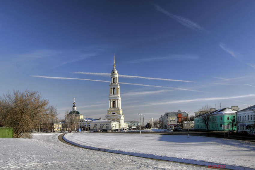 Церковь Иоанна Богослова, Коломна (Коломенский городской округ, Московская область). общий вид в ландшафте
