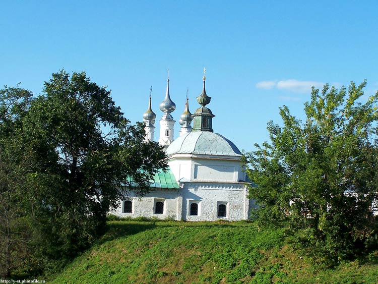 Суздаль. Храмовый комплекс. Церкви Николая Чудотворца и Входа Господня в Иерусалим. фасады