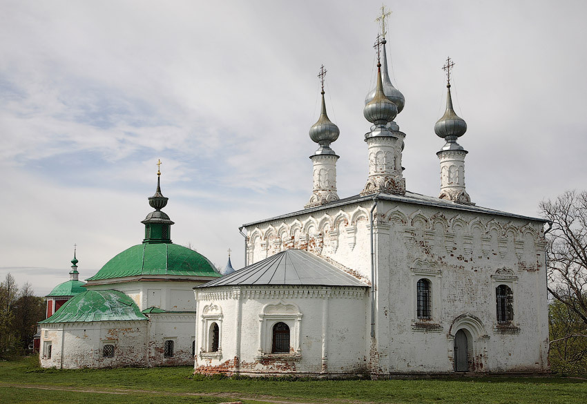 Храмовый комплекс. Церкви Николая Чудотворца и Входа Господня в Иерусалим, Суздаль (Суздальский район, Владимирская область). фасады
