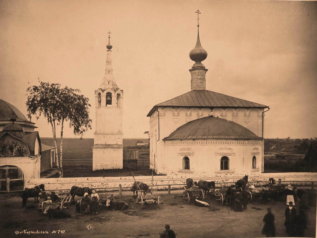 Суздаль. Храмовый комплекс. Церкви Николая Чудотворца и Входа Господня в Иерусалим. архивная фотография, Фото с сайта http://andcvet.narod.ru