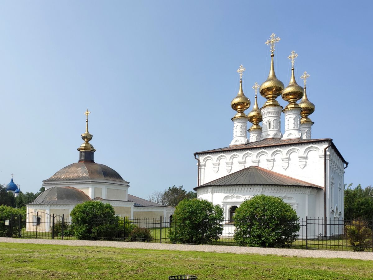 Храмовый комплекс. Церкви Николая Чудотворца и Входа Господня в Иерусалим, Суздаль (Суздальский район, Владимирская область). фасады