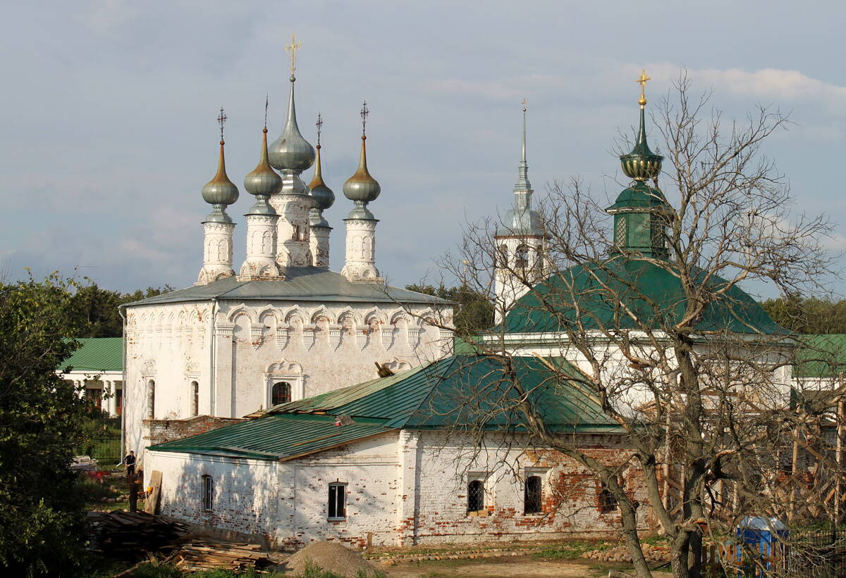 Храмовый комплекс. Церкви Николая Чудотворца и Входа Господня в Иерусалим, Суздаль (Суздальский район, Владимирская область). фасады