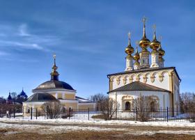 Суздаль. Храмовый комплекс. Церкви Николая Чудотворца и Входа Господня в Иерусалим