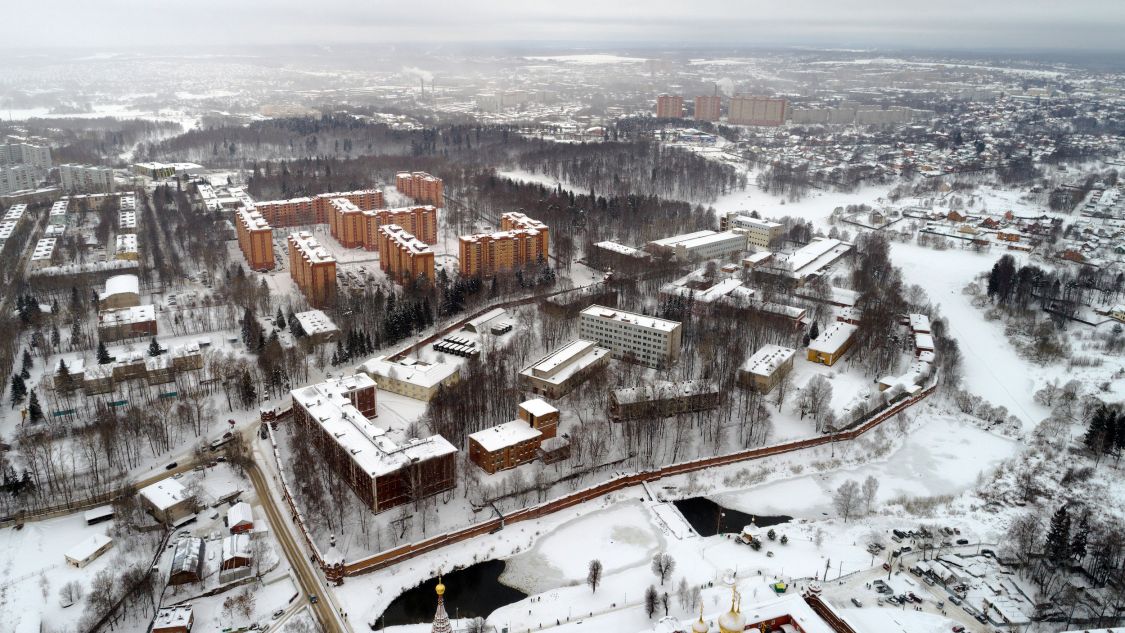 Гефсиманский скит, Сергиев Посад (Сергиево-Посадский городской округ, Московская область). общий вид в ландшафте