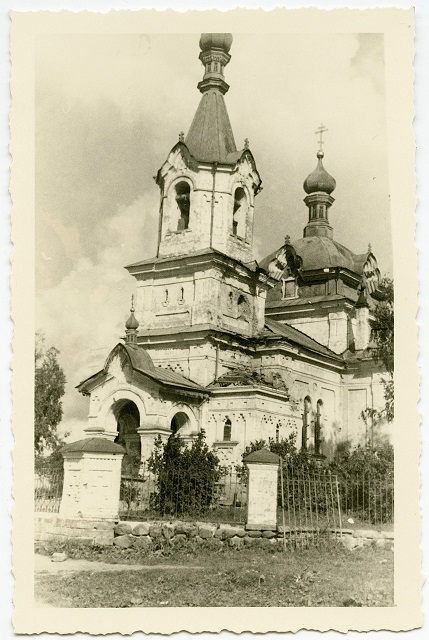 Церковь Николая Чудотворца, Керстово (Кингисеппский район, Ленинградская область). архивная фотография, Фото 1941 с аукциона e-bay.de