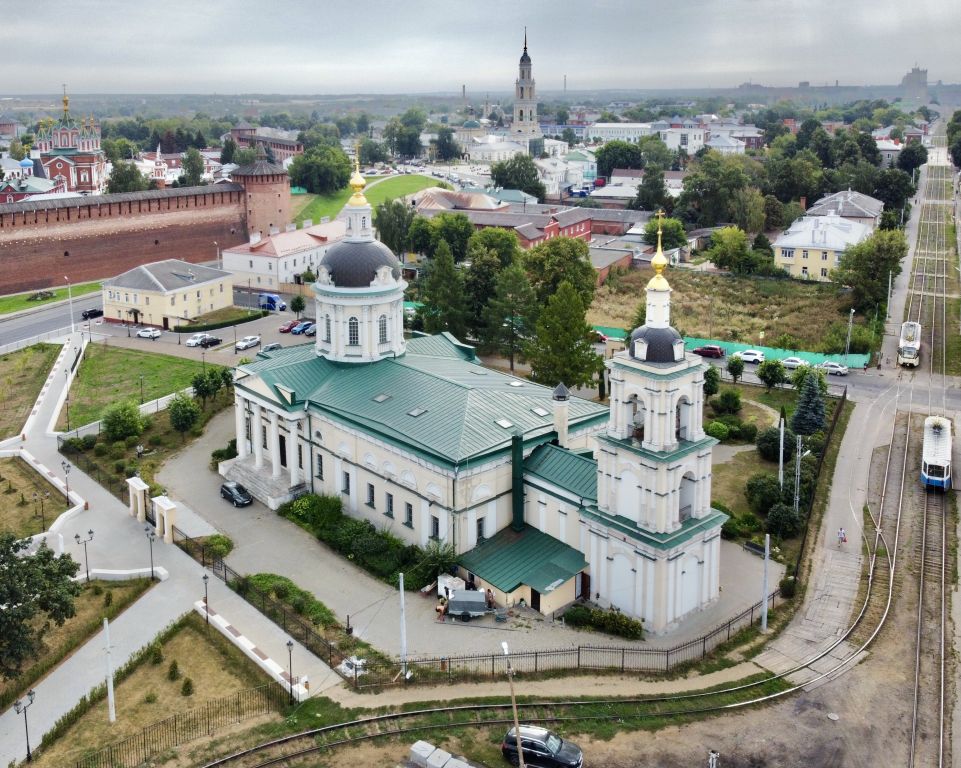 Церковь Михаила Архангела, Коломна (Коломенский городской округ, Московская область). общий вид в ландшафте, Вид с запада