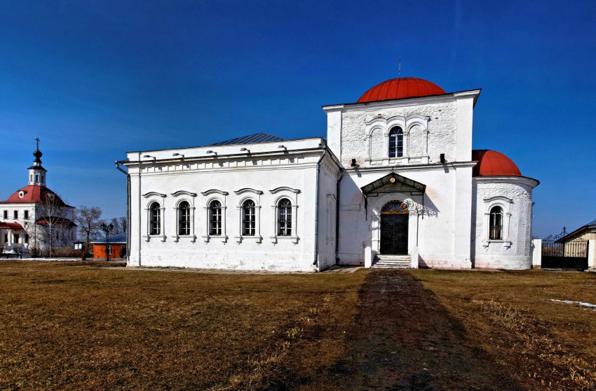 Коломна. Церковь Николая Чудотворца. общий вид в ландшафте