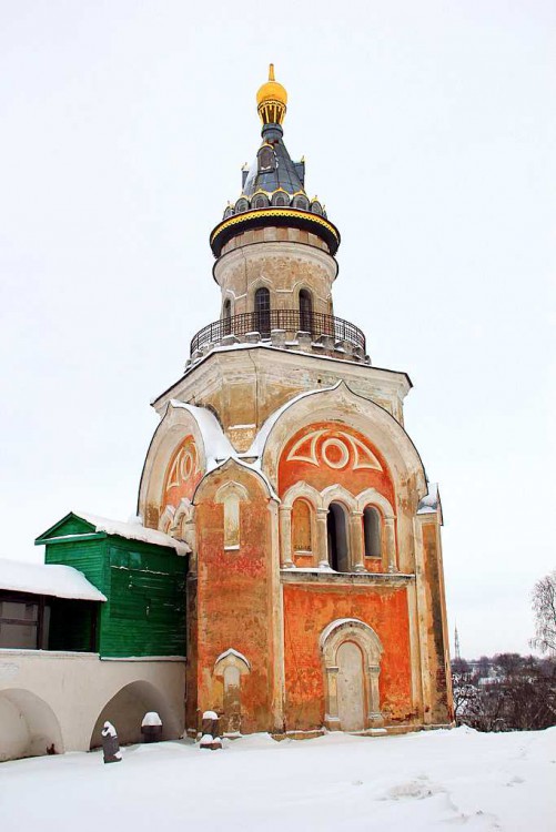Торжок. Борисоглебский монастырь. архитектурные детали,  Свечная башня
