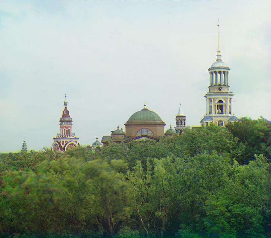 Торжок. Борисоглебский монастырь. архивная фотография, С. М. Прокудин-Горский. Борисоглебский мужской монастырь. [Торжок.] Лето 1910 года.
фото с http://prokudin-gorskiy.ru/image.php?ID=1759