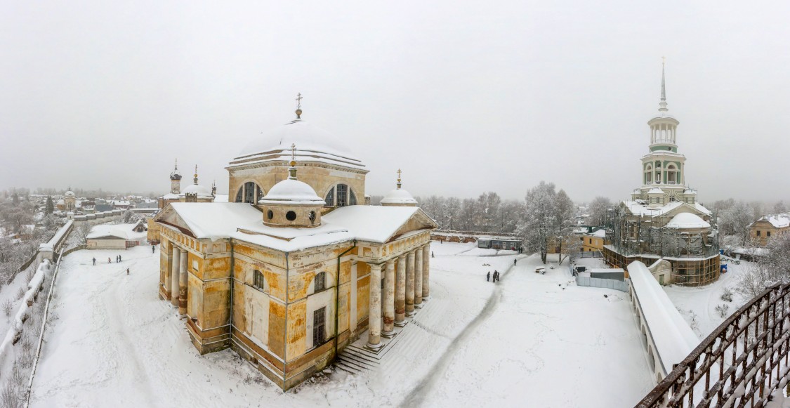 Торжок. Борисоглебский монастырь. фасады, Вид со Свечной башни