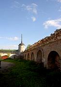 Борисоглебский монастырь, западная стена и юго-западная башня, Торжок, Торжокский район и г. Торжок, Тверская область