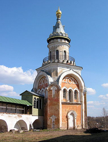 Торжок. Борисоглебский монастырь. фасады, башня (монастырская библиотека)