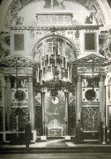 Собор Преображения Господня, Интерьер с иконостасом. Фото 1925 г.<br>, Торжок, Торжокский район и г. Торжок, Тверская область