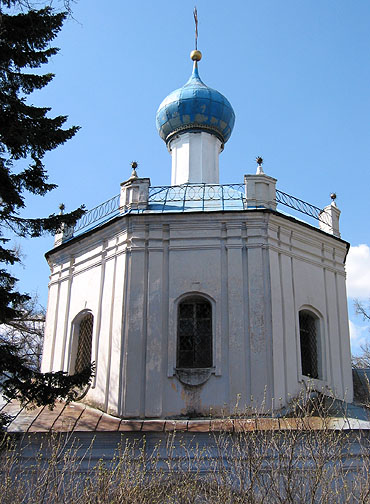 Церковь Воскресения Христова, Прутня (Торжокский район и г. Торжок, Тверская область). архитектурные детали, основной объем, вид с юга