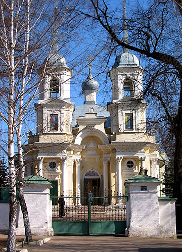 Павлино. Церковь Троицы Живоначальной. фасады, вид с запада