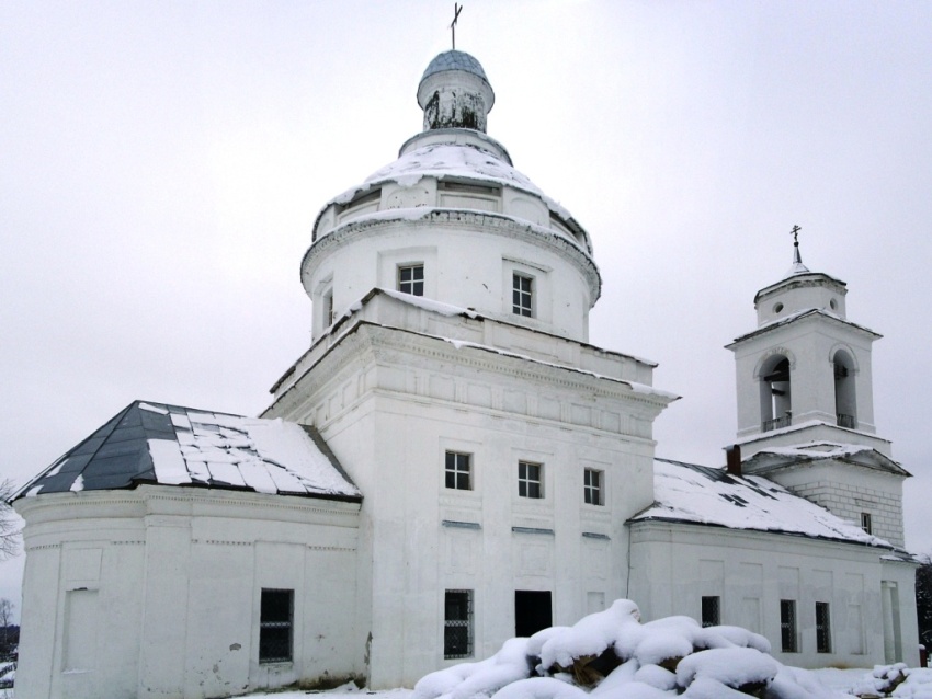 Белая Колпь. Церковь Андрея Стратилата. фасады, вид с северо-востока