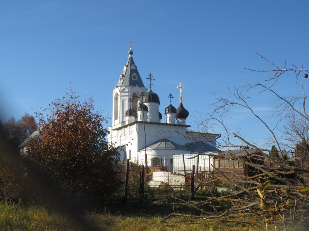 Церковь Воскресения Словущего, Битягово (Домодедовский городской округ, Московская область). общий вид в ландшафте
