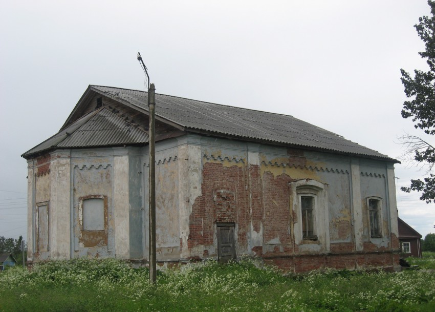 Церковь Воскресения Христова, Мегрега (Олонецкий район, Республика Карелия). фасады, Общий вид с северо-востока