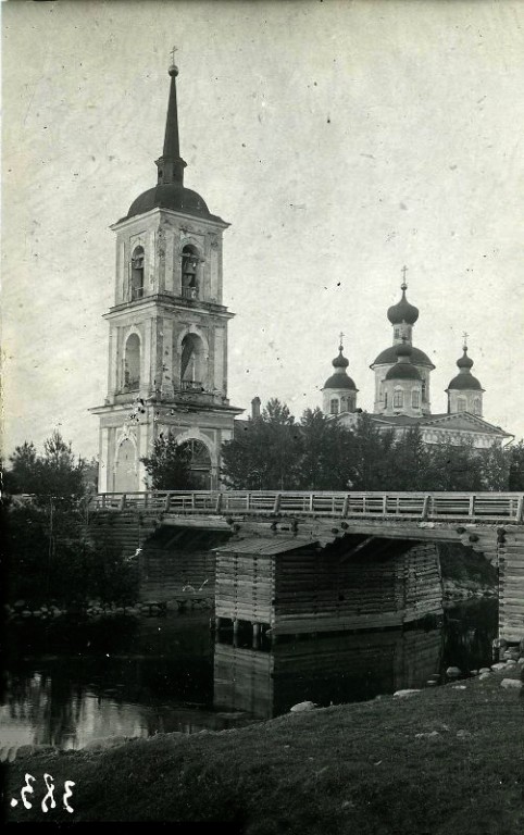 Собор Смоленской иконы Божией Матери, Олонец (Олонецкий район, Республика Карелия). архивная фотография, фото 1927 г. из фондов Российского этнографического музея