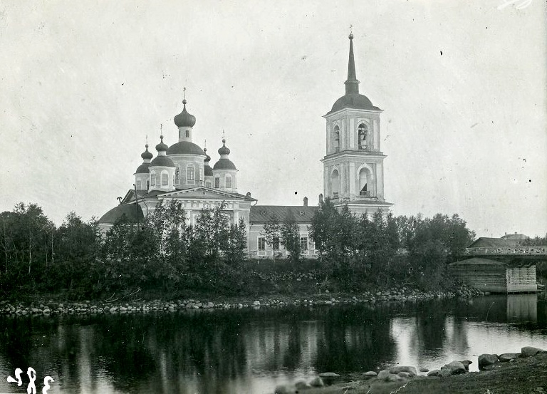 Собор Смоленской иконы Божией Матери, Олонец (Олонецкий район, Республика Карелия). архивная фотография, фото 1927 г. из фондов Российского этнографического музея