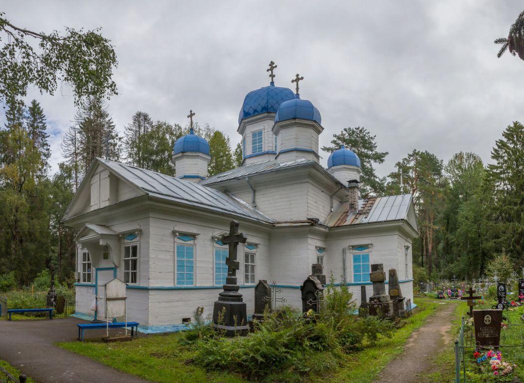 Олонец (Кунилица). Церковь Успения Пресвятой Богородицы. фасады, Вид с юго-запада